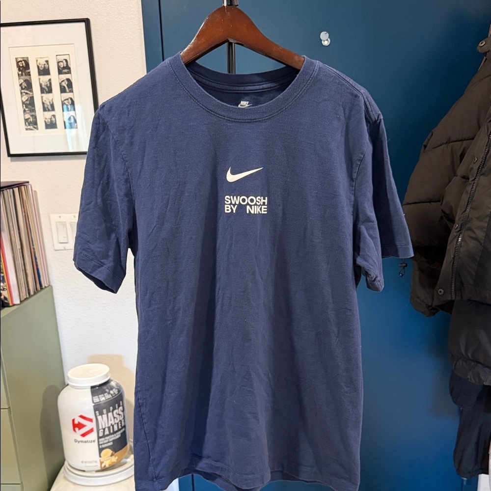 Nike Men's Navy Swoosh Tee